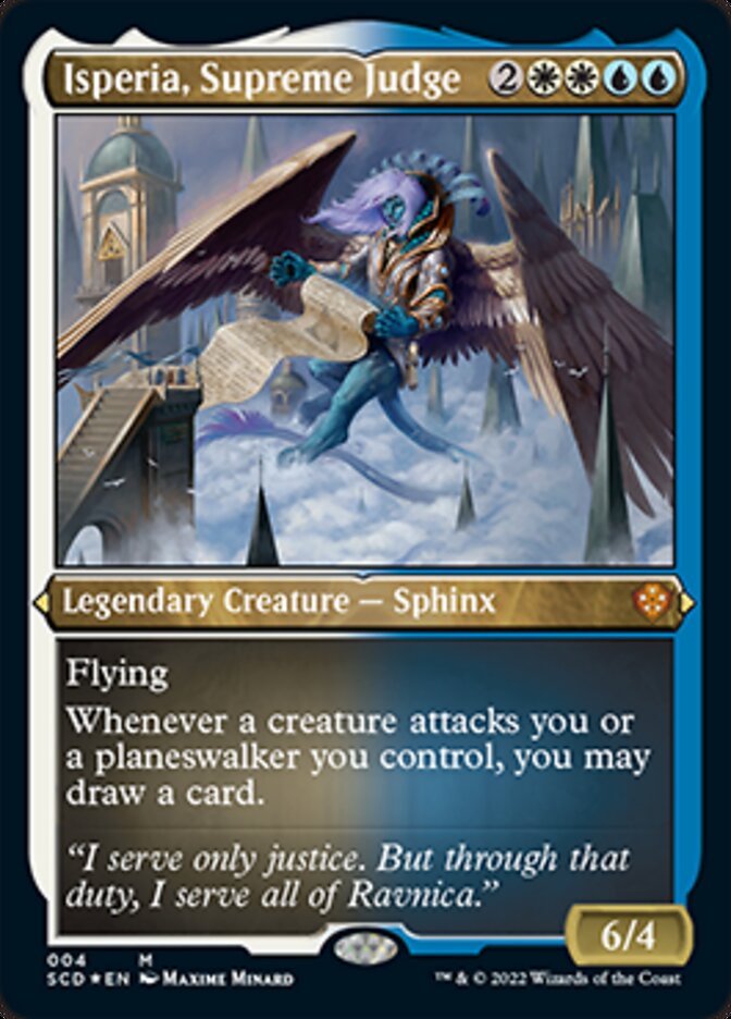 Image of Isperia, Supreme Judge (Foil Etched) [Starter Commander Decks]