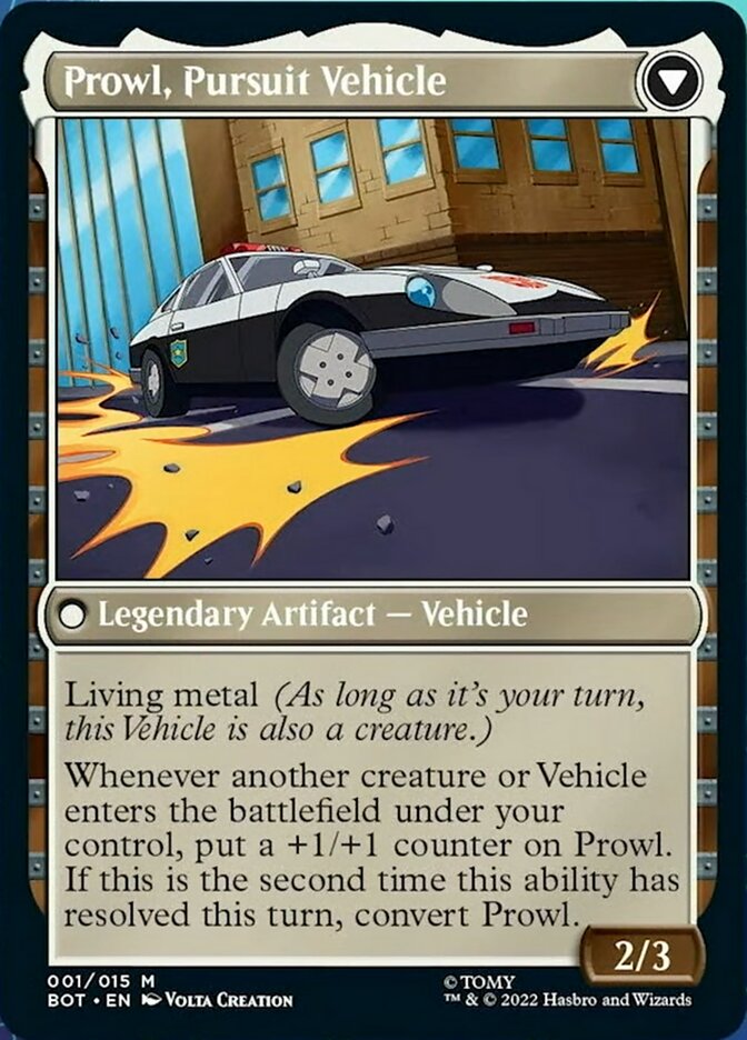 Image of Prowl, Stoic Strategist // Prowl, Pursuit Vehicle [Transformers]