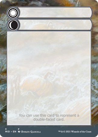 Image of Helper Card (8/9) [Innistrad: Midnight Hunt Tokens]
