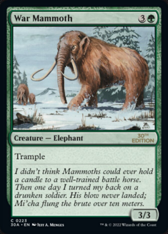 Image of War Mammoth [30th Anniversary Edition]