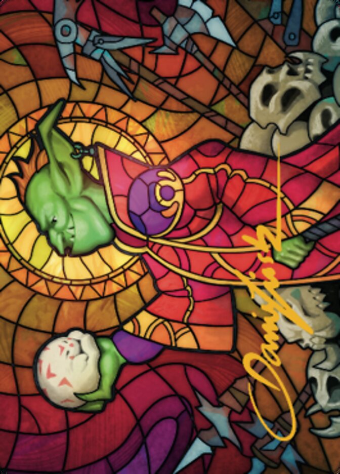 Image of Squee, Dubious Monarch Art Card (Gold-Stamped Signature) [Dominaria United Art Series]