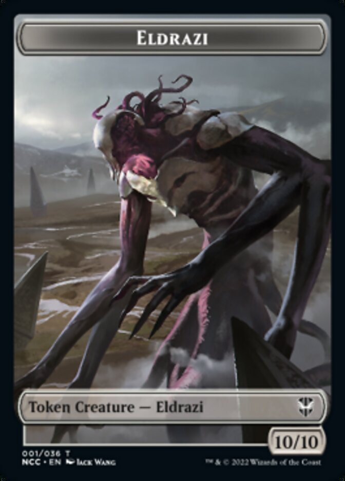Image of Eldrazi // Human Soldier Double-Sided Token [Streets of New Capenna Commander Tokens]