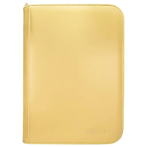 Image of Yellow Pro Vivid 4 Pocket Zippered Binder