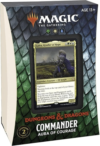 Image of Aura of Courage MTG ADVENTURES IN THE FORGOTTEN REALMS COMMANDER