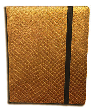 Image of Gold Dragonhide Legion 9 Pocket Portfolio