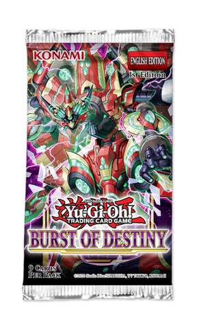 Burst Of Destiny Booster Pack