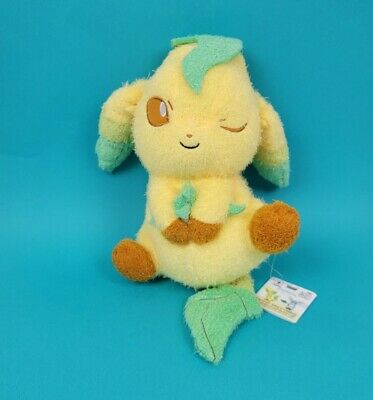Leafeon Pokemon Plush (Winking)