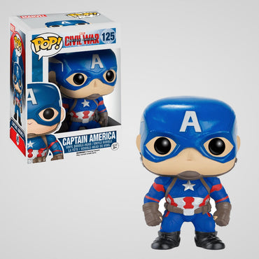 Captain America Poppit Keyring – PoundFun™