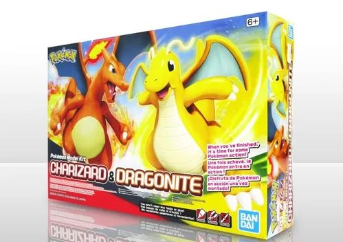 Image of Charizard and Dragonite Model Kit Bandai