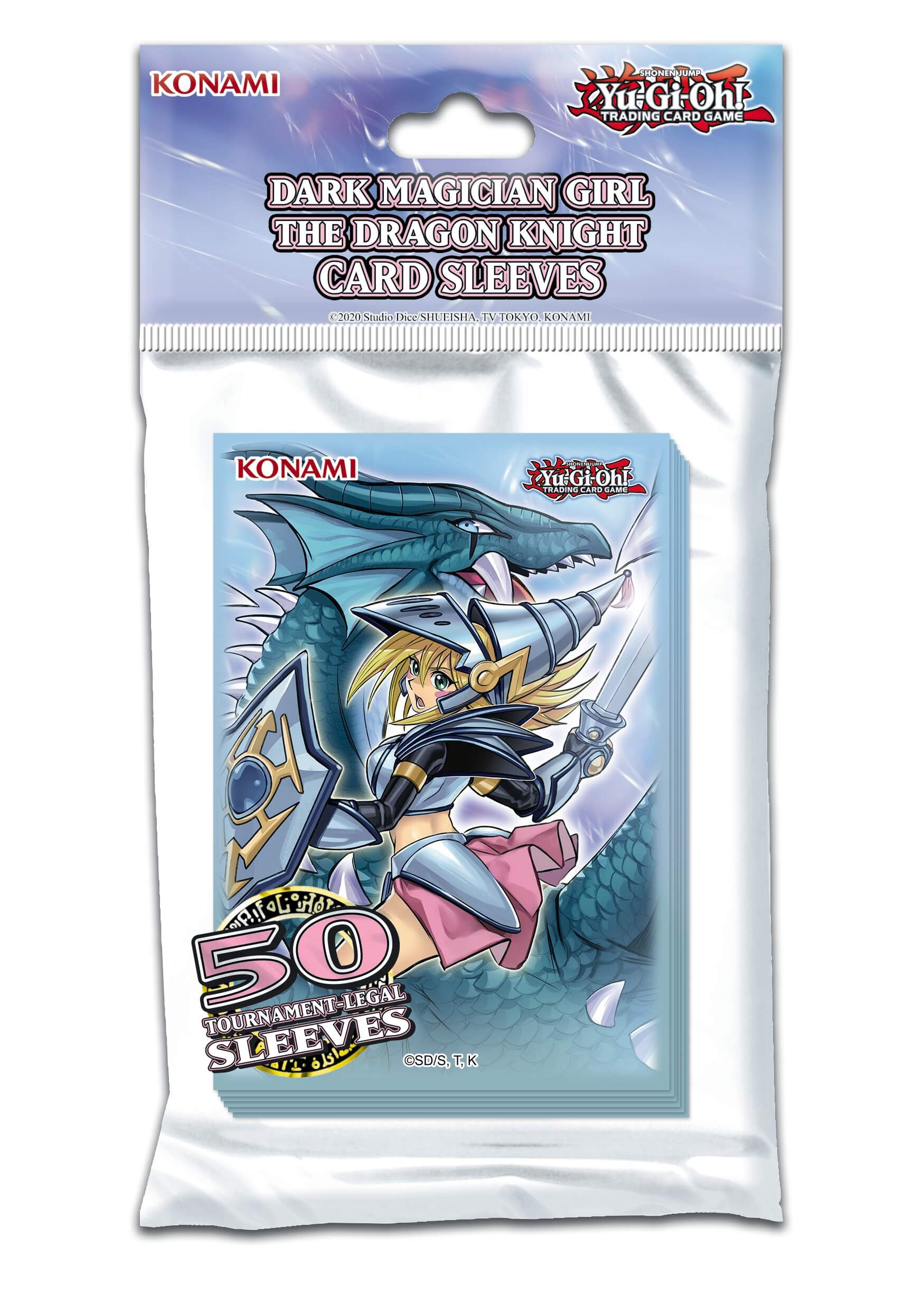 Image of DARK MAGICIAN GIRL THE DRAGON KNIGHT- Yu-Gi-Oh Official Sleeves [50 CT]