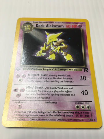 Dark Alakazam 1/82 1st Edition