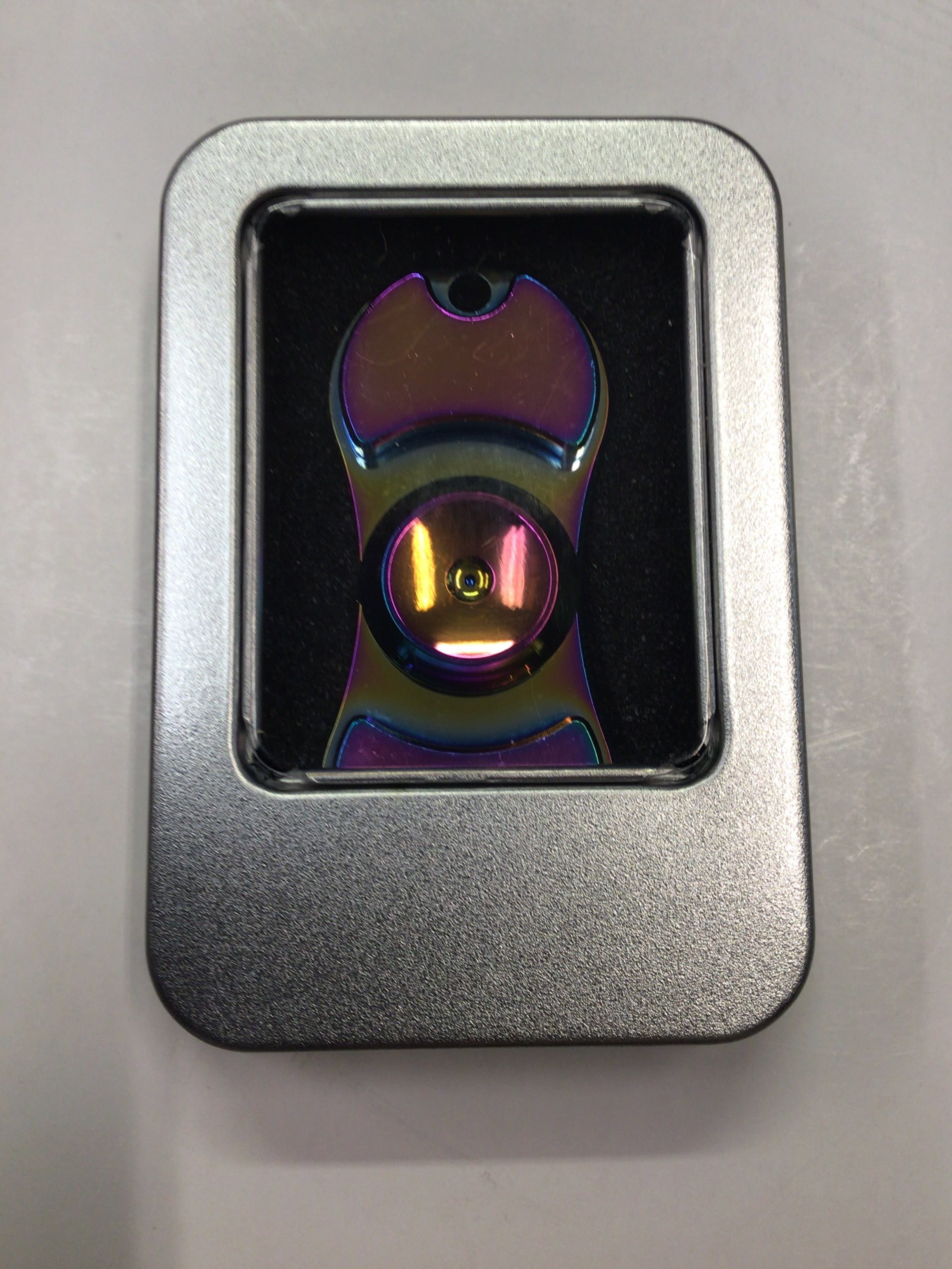 Image of Fidget Spinner 2 Edged (Rainbow Chrome)
