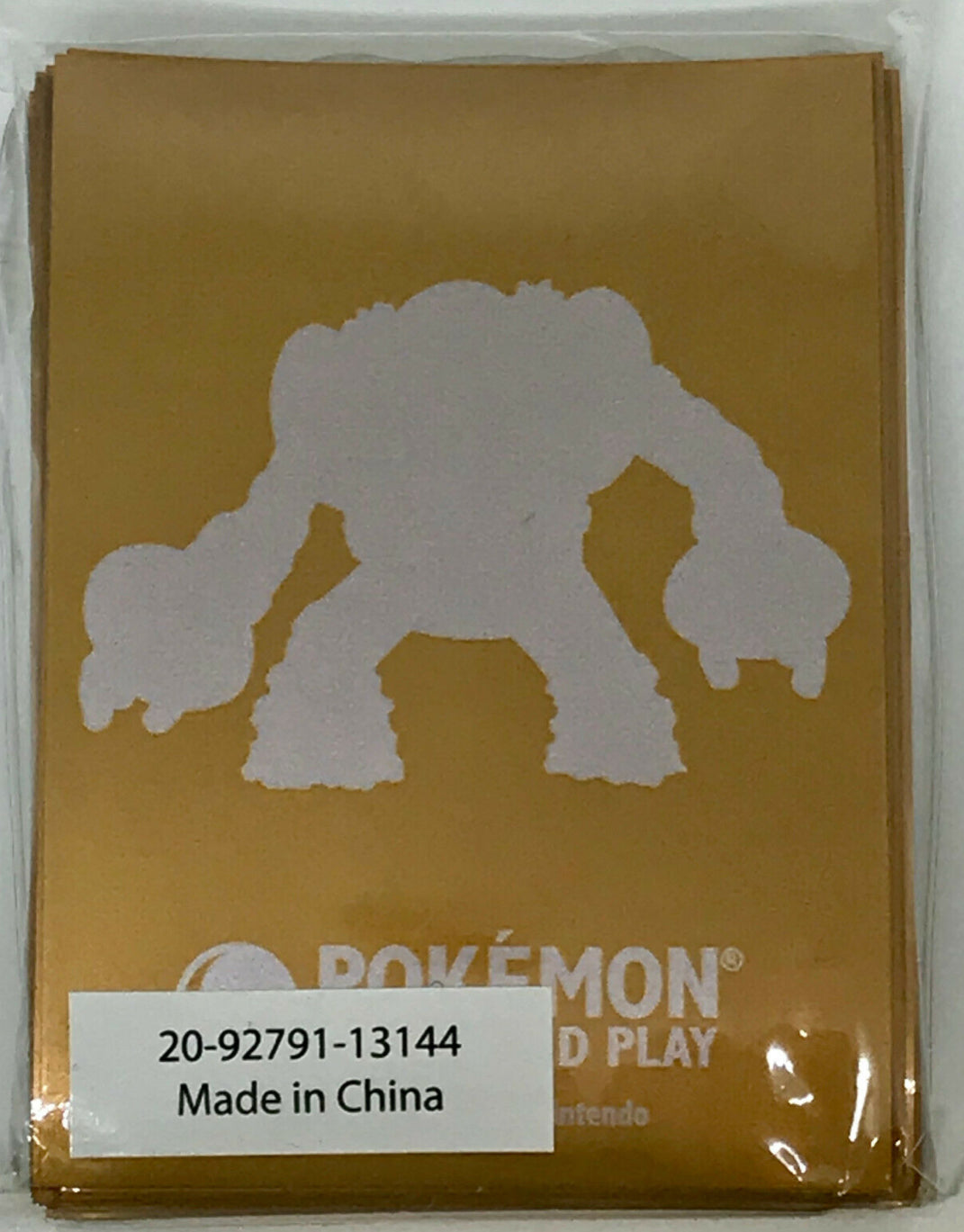Image of Diamond & Pearl Legends Awakened Prerelease: Regigigas Card Sleeves - Pokemon  [60 ct]