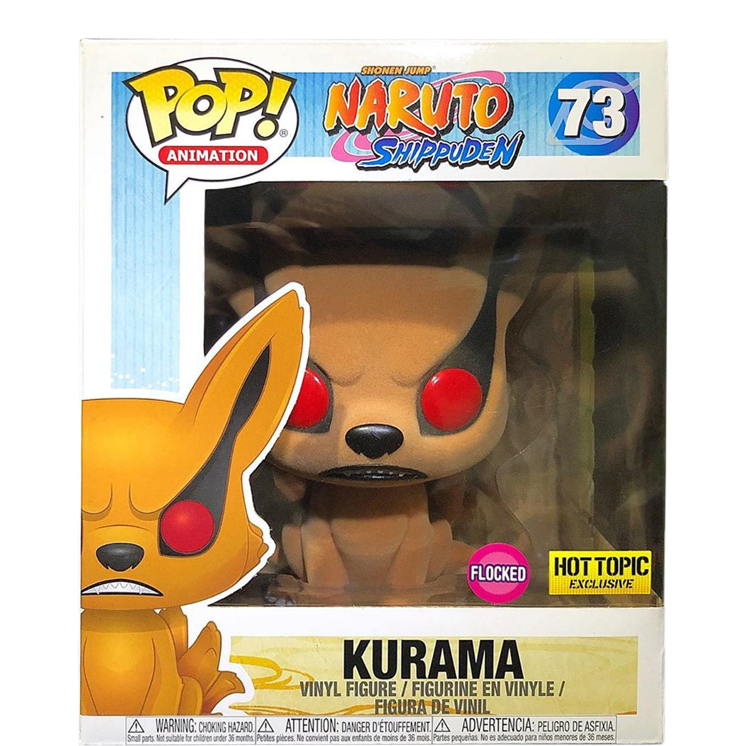 Image of Kurama #73 Flocked Hot Topic Exclusive (Pop! Animaton Naruto Shippuden)
