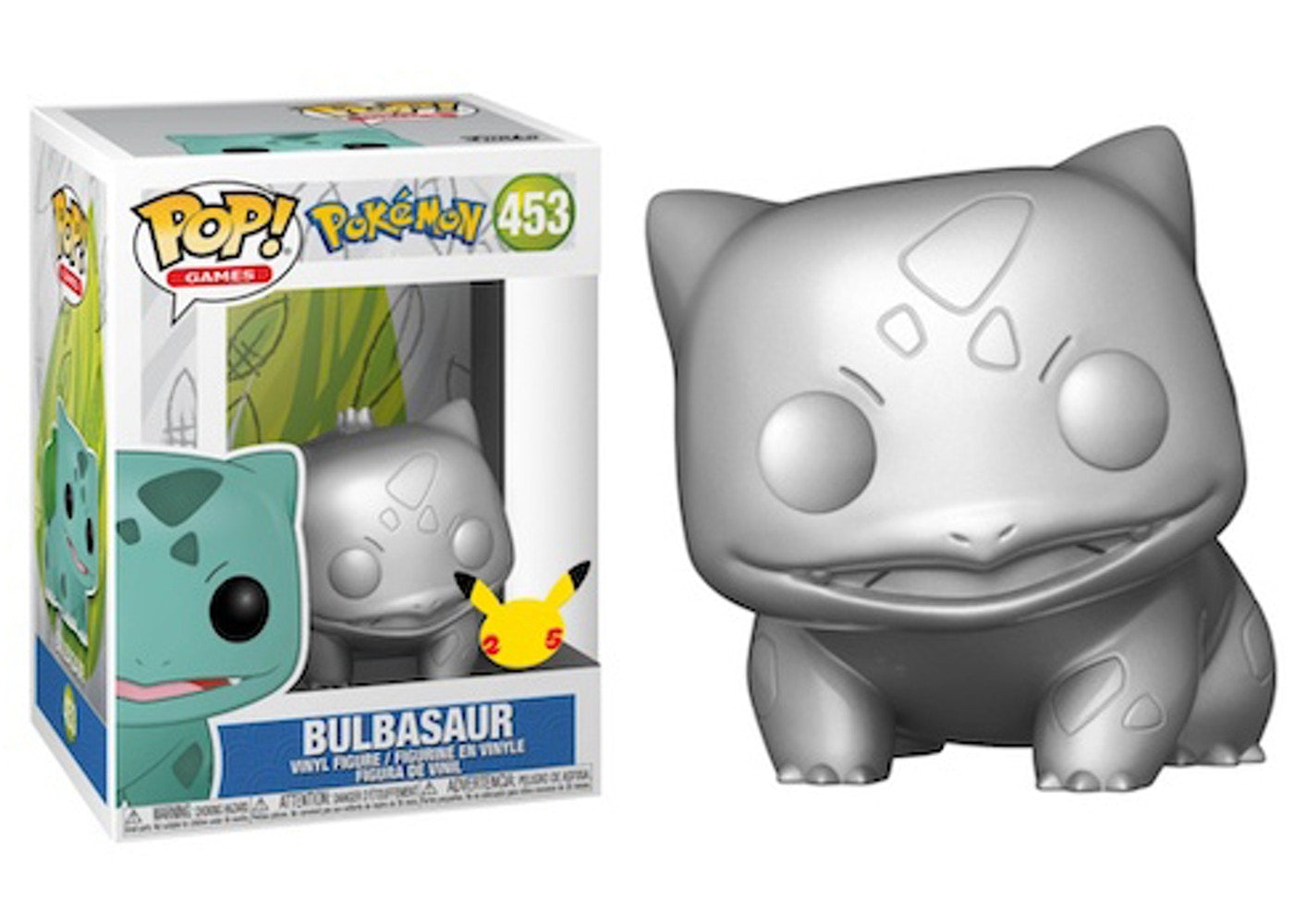 Image of BULBASAUR 453 (SILVER/METALLIC) (Pokémon)