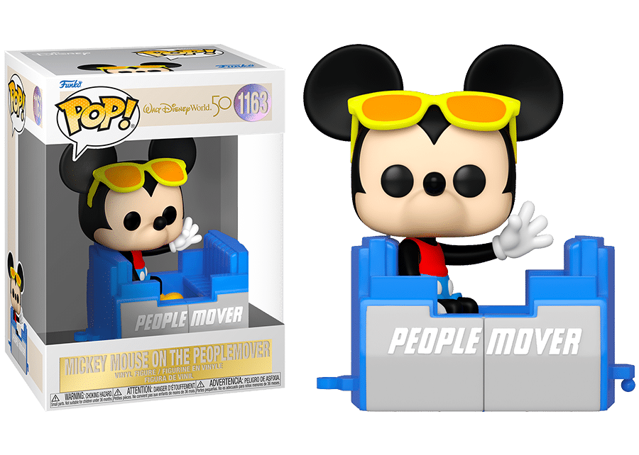 Image of Mickey Mouse on the Peoplemover (Walt Disney World 50) #1163