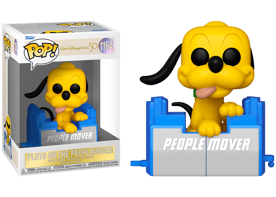 Image of Pluto on the Peoplemover (Walt Disney World 50) #1164