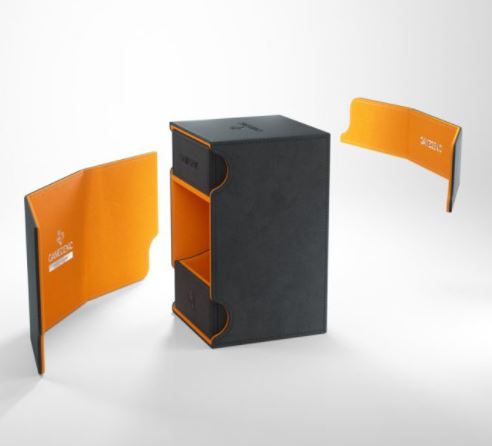 Image of Black/Orange Watchtower Convertible XL Deck Box Exclusive Line (100+)