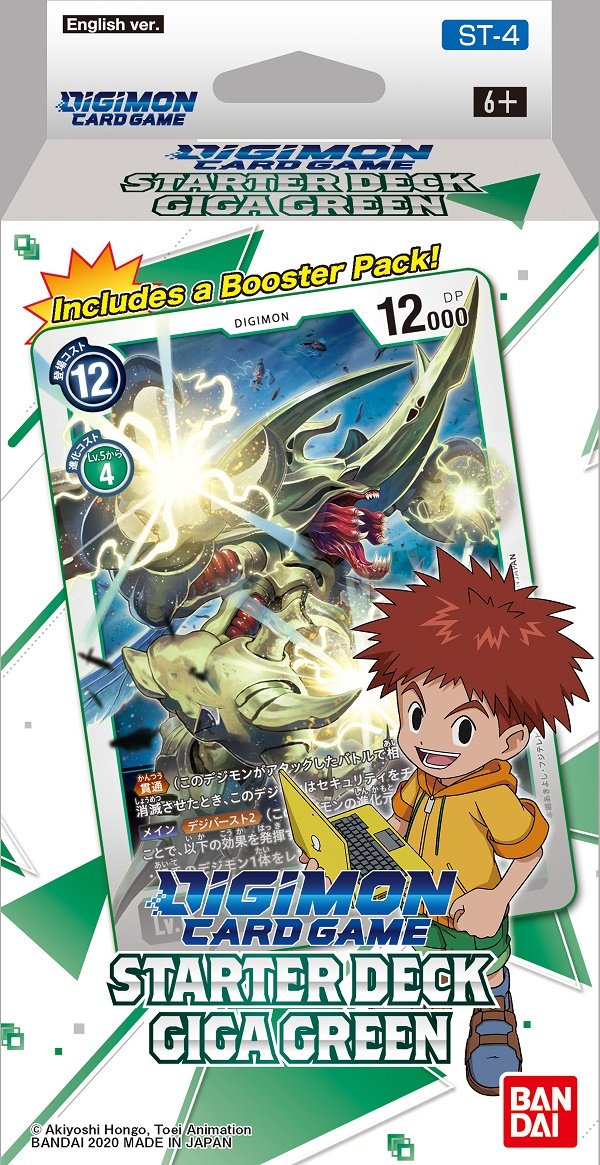 "GAIA GREEN" STARTER DECK - DIGIMON CARD GAME