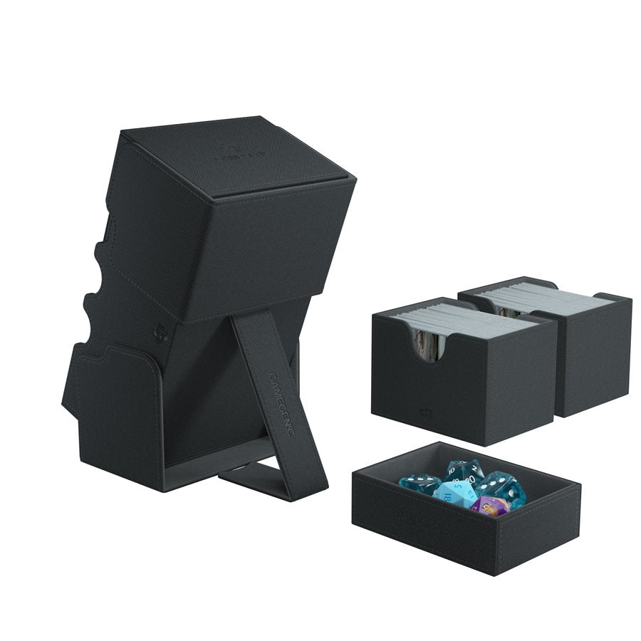 Image of Black Stronghold Convertible Deck Box (200+)