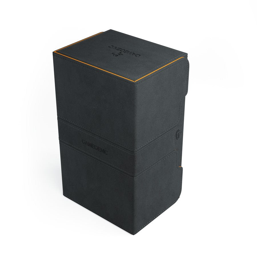 Image of Black/Orange Stronghold Convertible XL Deck Box Exclusive Line (200+)