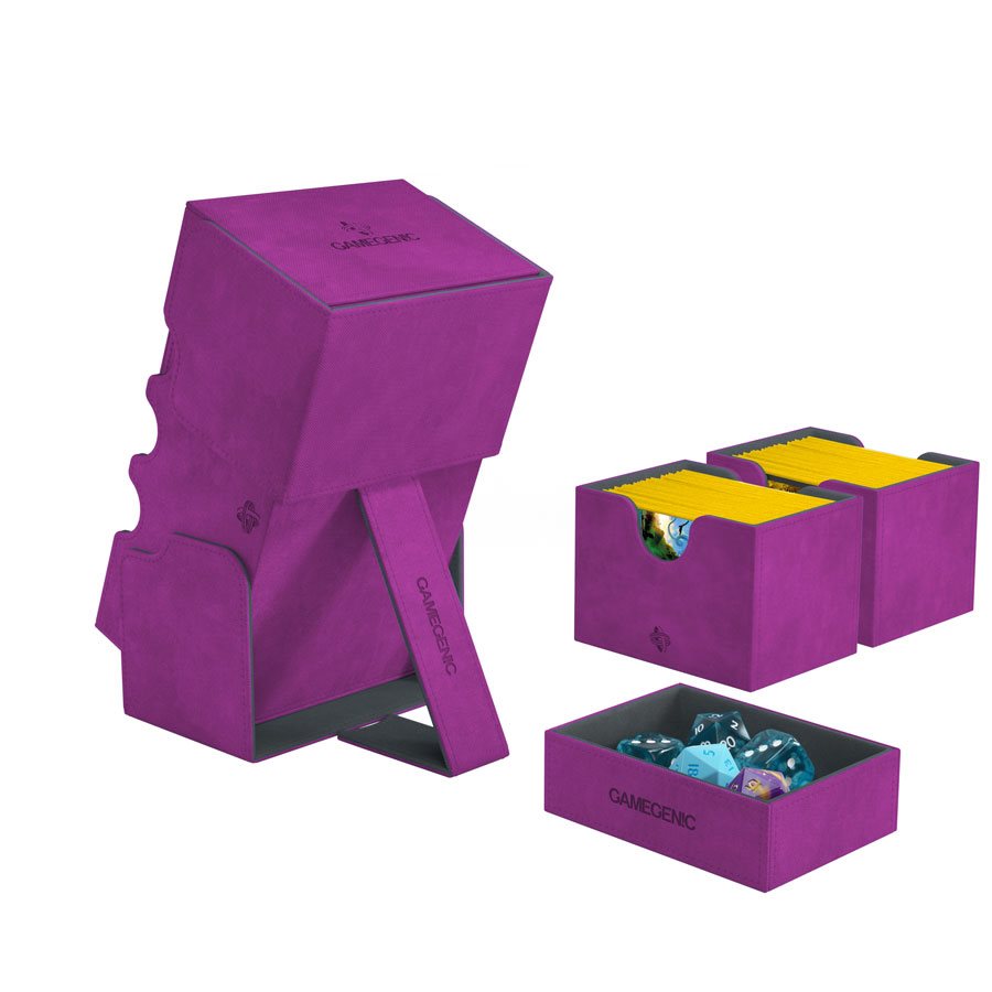 Image of Purple Stronghold Convertible Deck Box (200+)