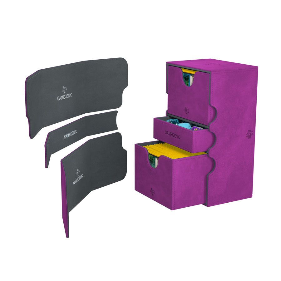 Image of Purple Stronghold Convertible Deck Box (200+)