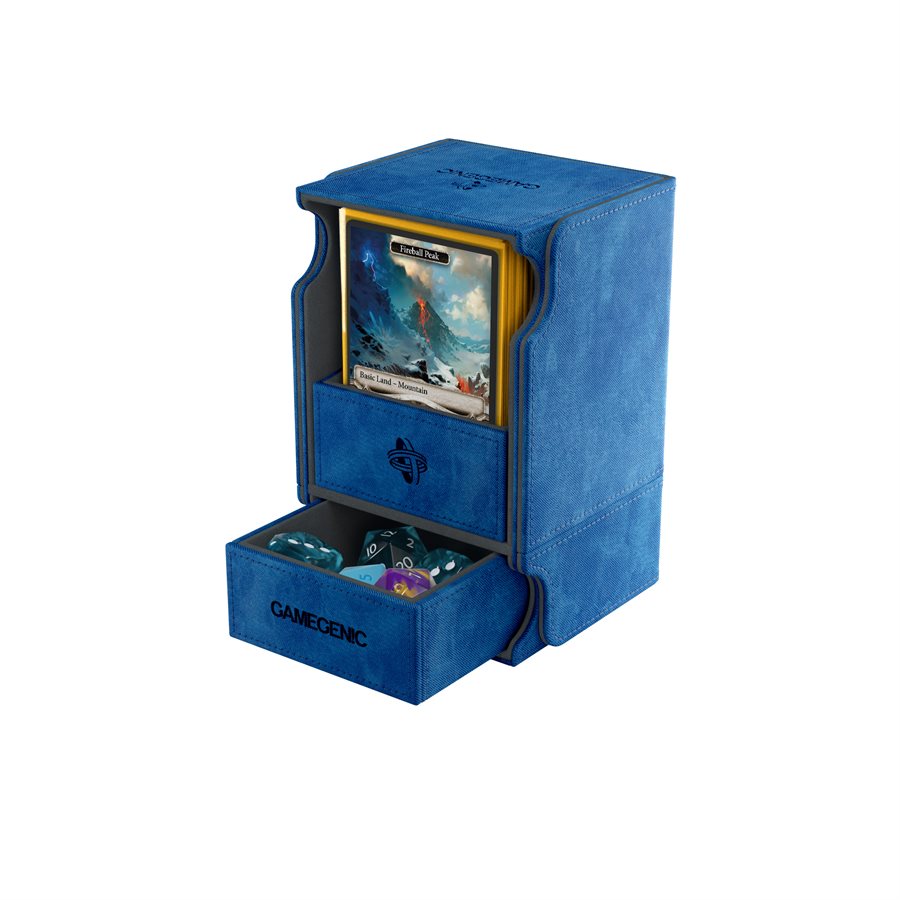 Image of Blue Watchtower Convertible Deck Box (100+)