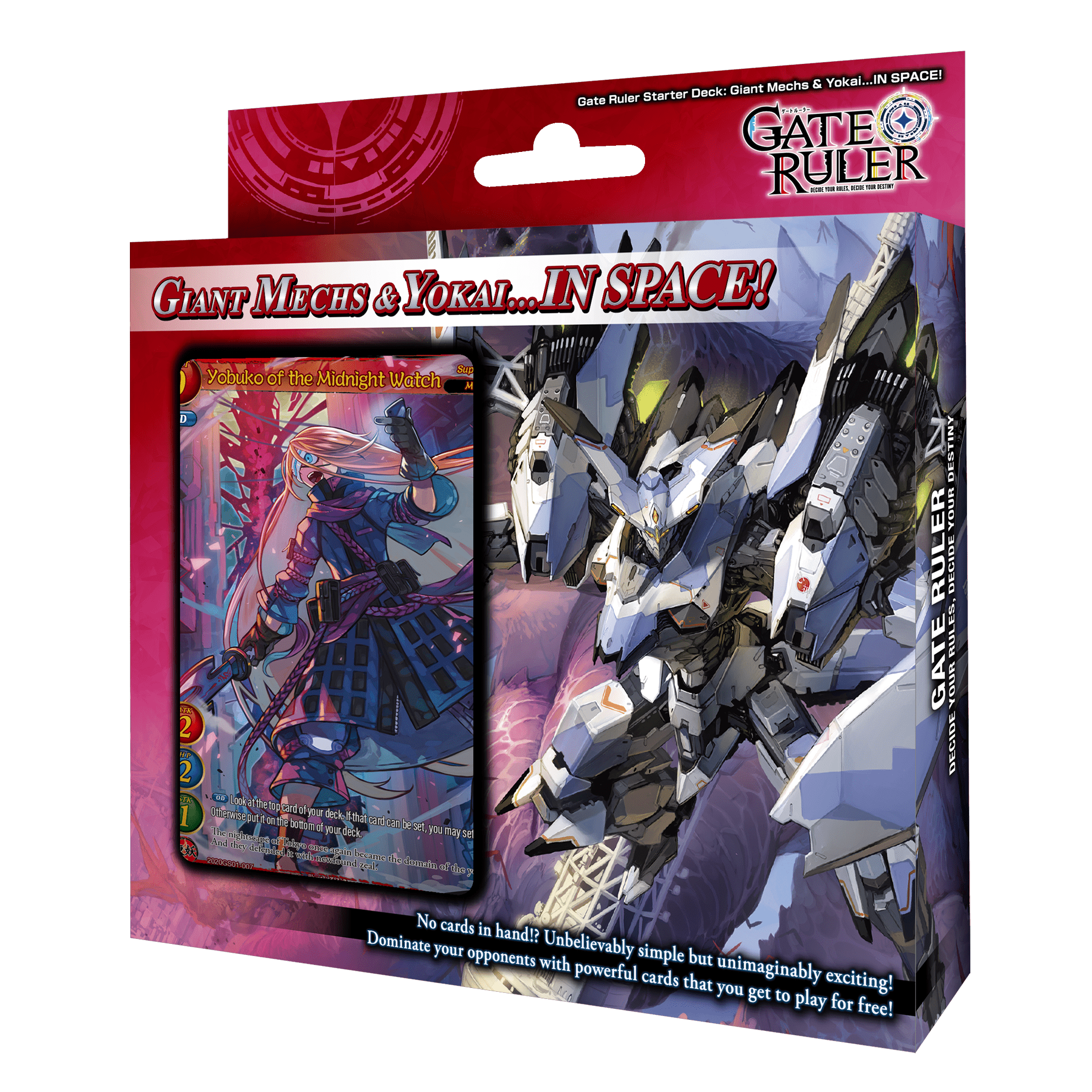 Image of Gate Ruler Giant Mechs and Yokai in space! Starter Deck