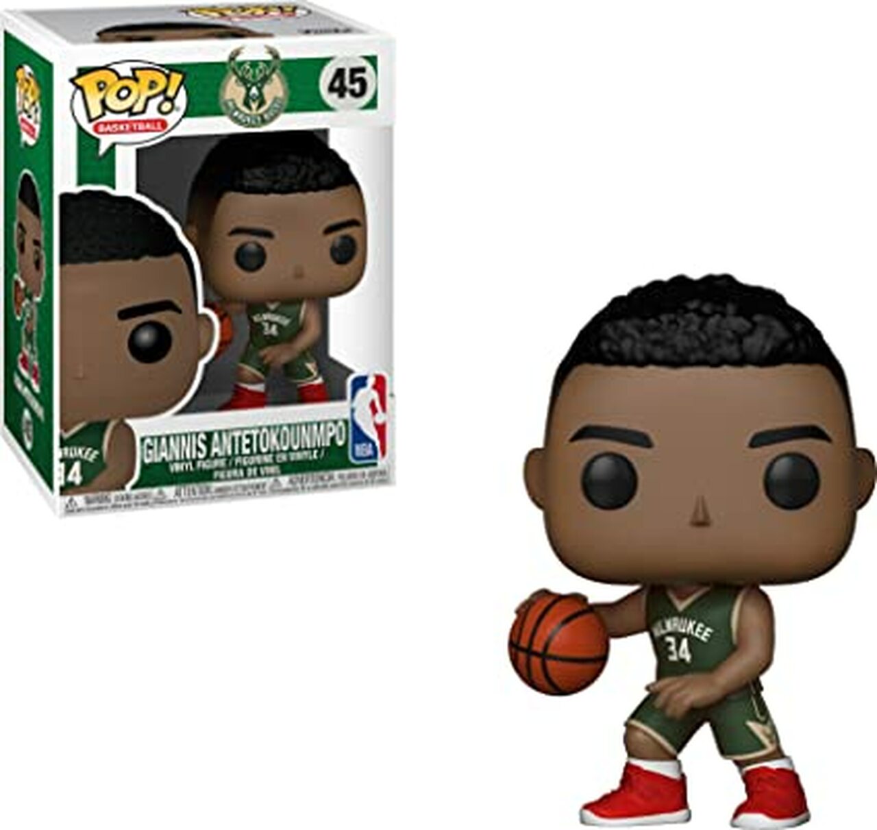 Image of Giannis Antetokounmpo (NBA Milwaukee Bucks) #45