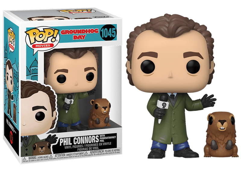Phil Connors With Punxsutawney Phil (Groundhog Day)