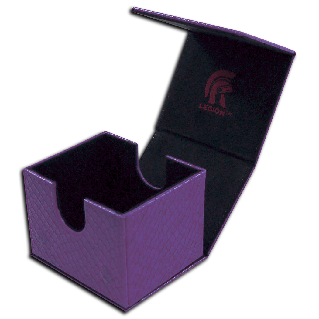 Image of Purple Dragonhide Hoard V2 - Legion Deck Box