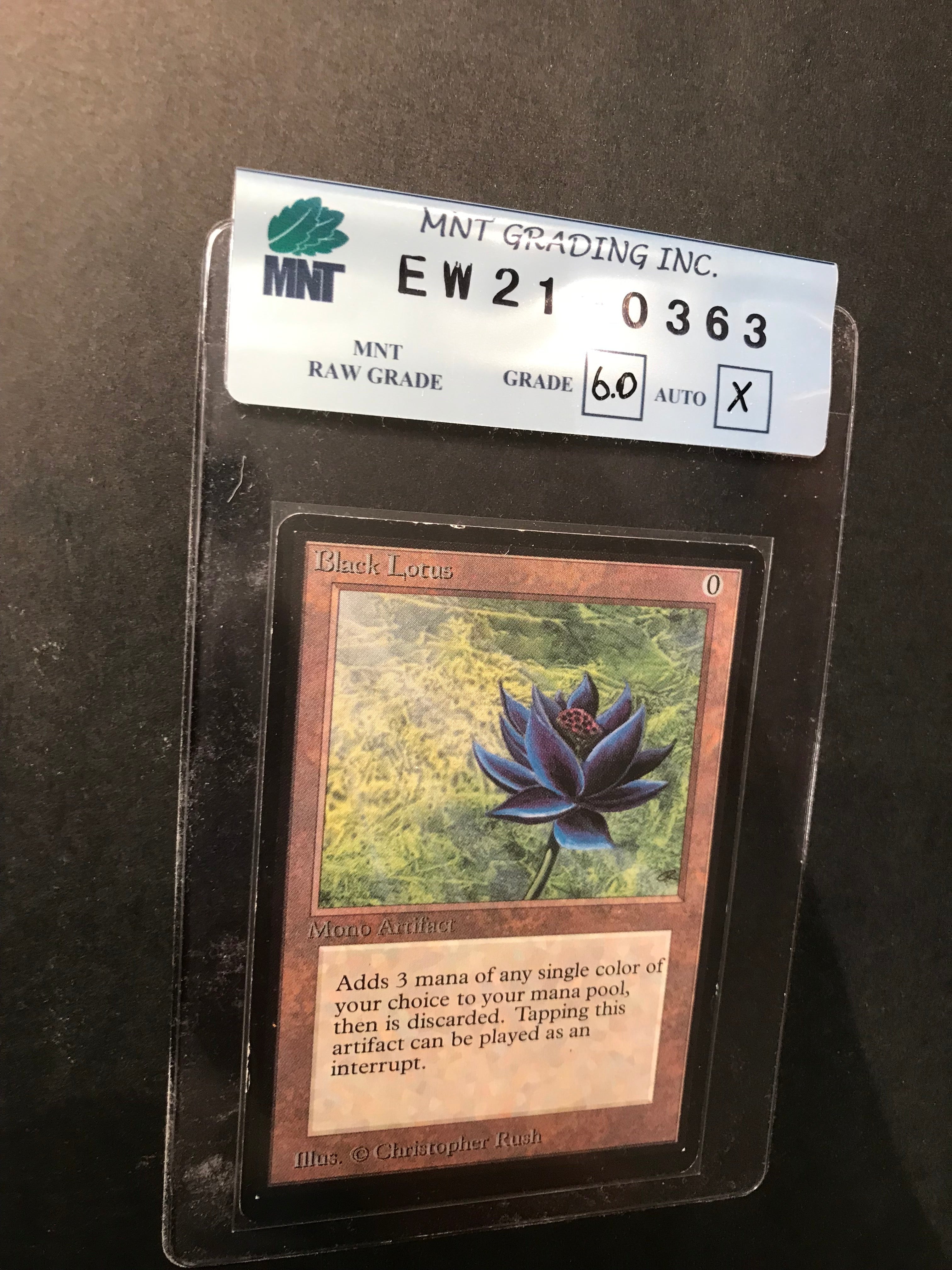 Image of Black Lotus - Beta- MNT (Raw Grade 6.0)