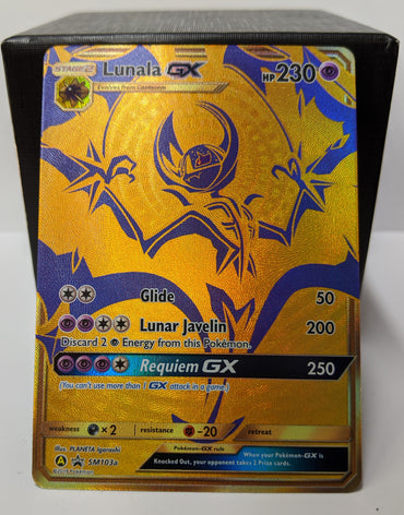Lunala GX - Pokemon Card (Hidden Fates Premium Collection - SM103a)