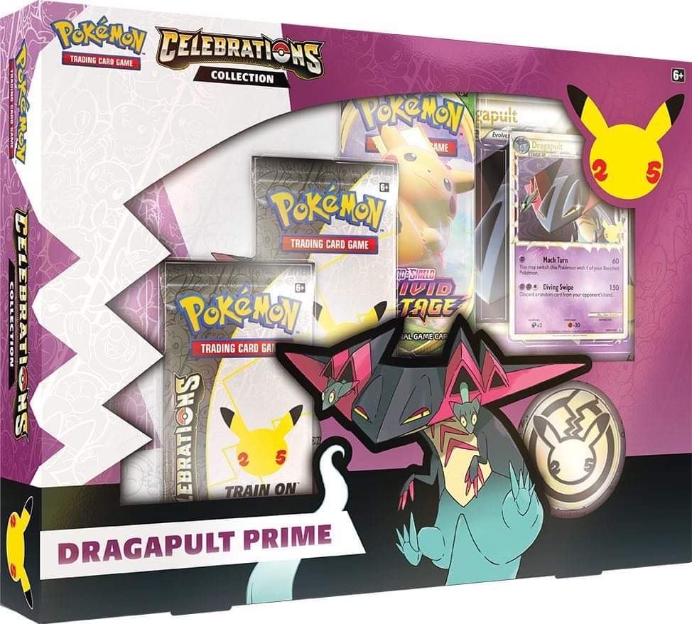 Image of Dragapult Prime Pokémon Celebrations Collection