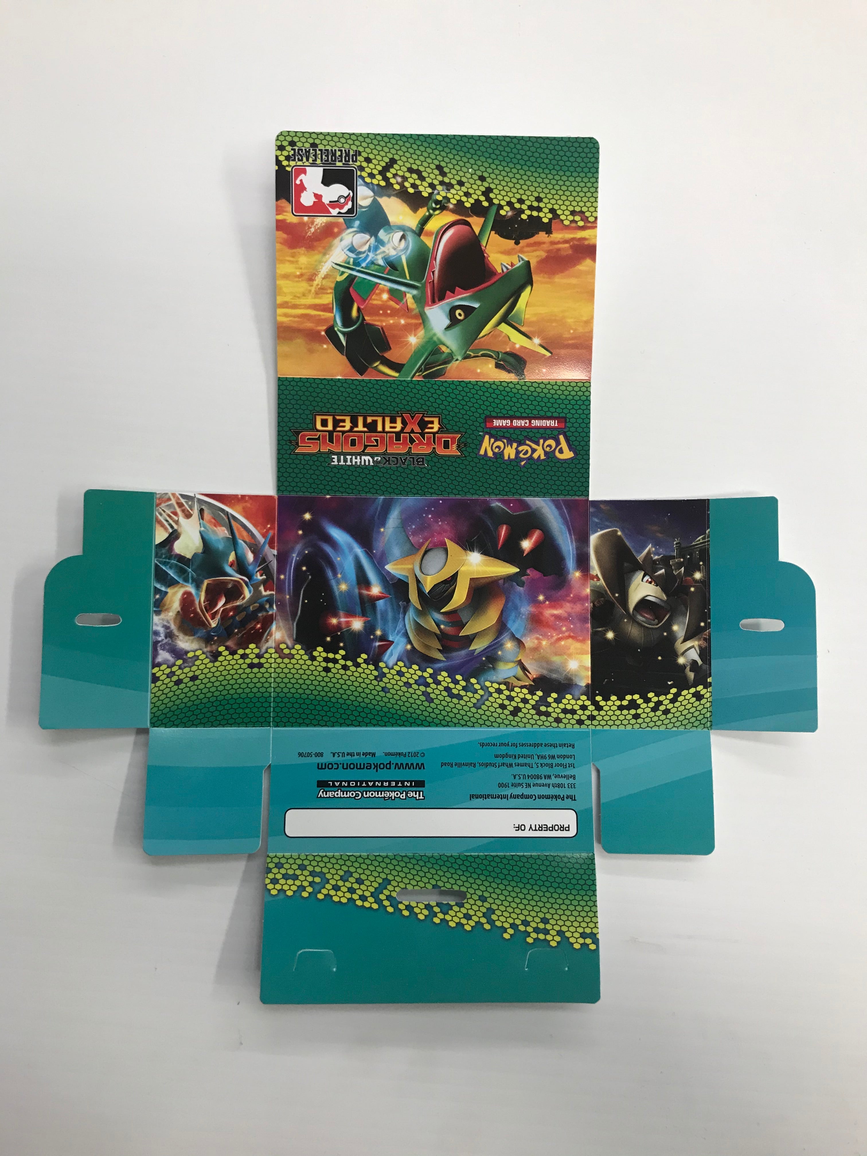 Image of Play Pokemon Black & White Dragons Exalted Prerelease Deck Box