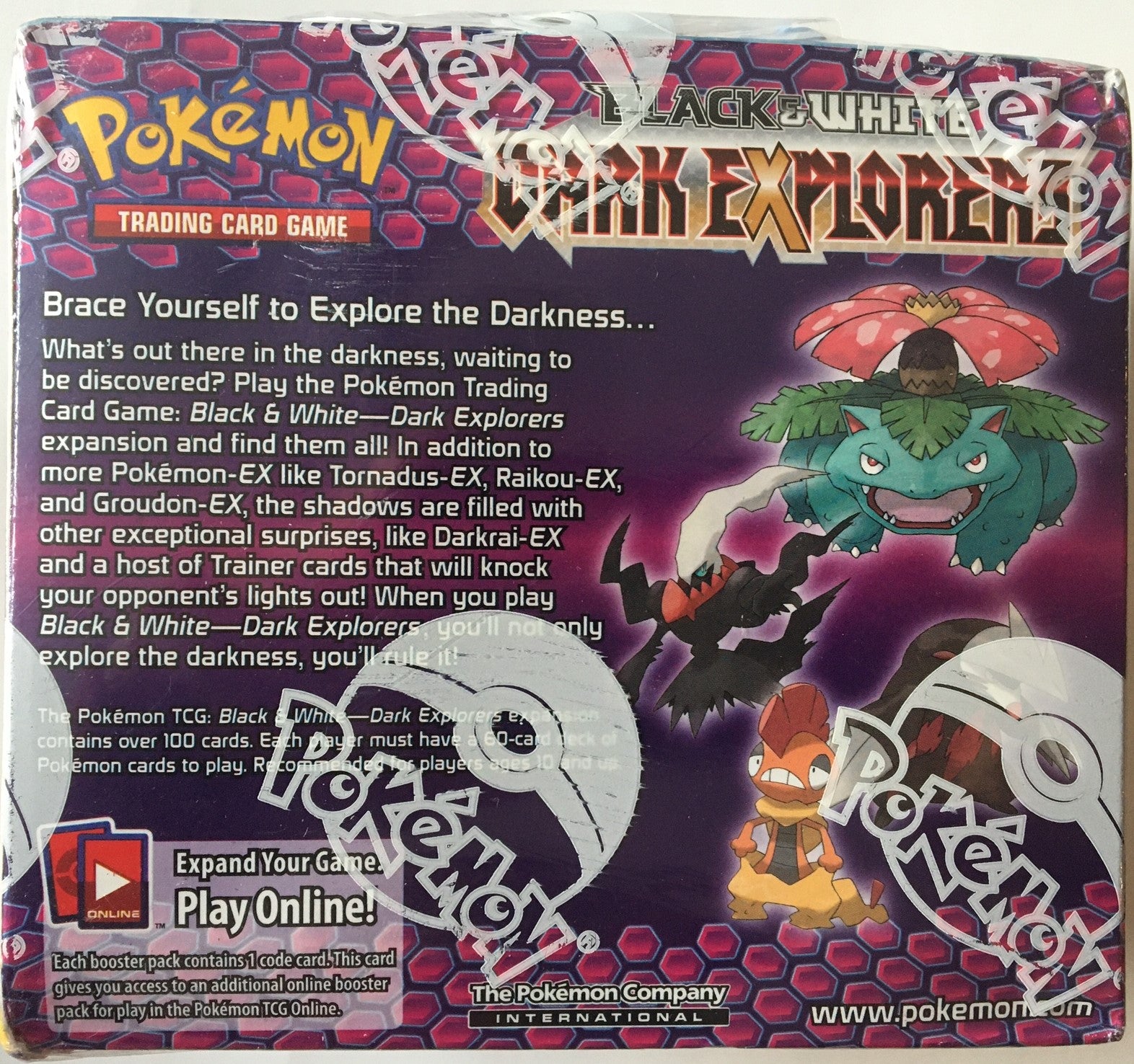 pokemon dark explorers booster box Black & White DARK EXPLORERS Empty Box [With Acrylic Case] main image 0