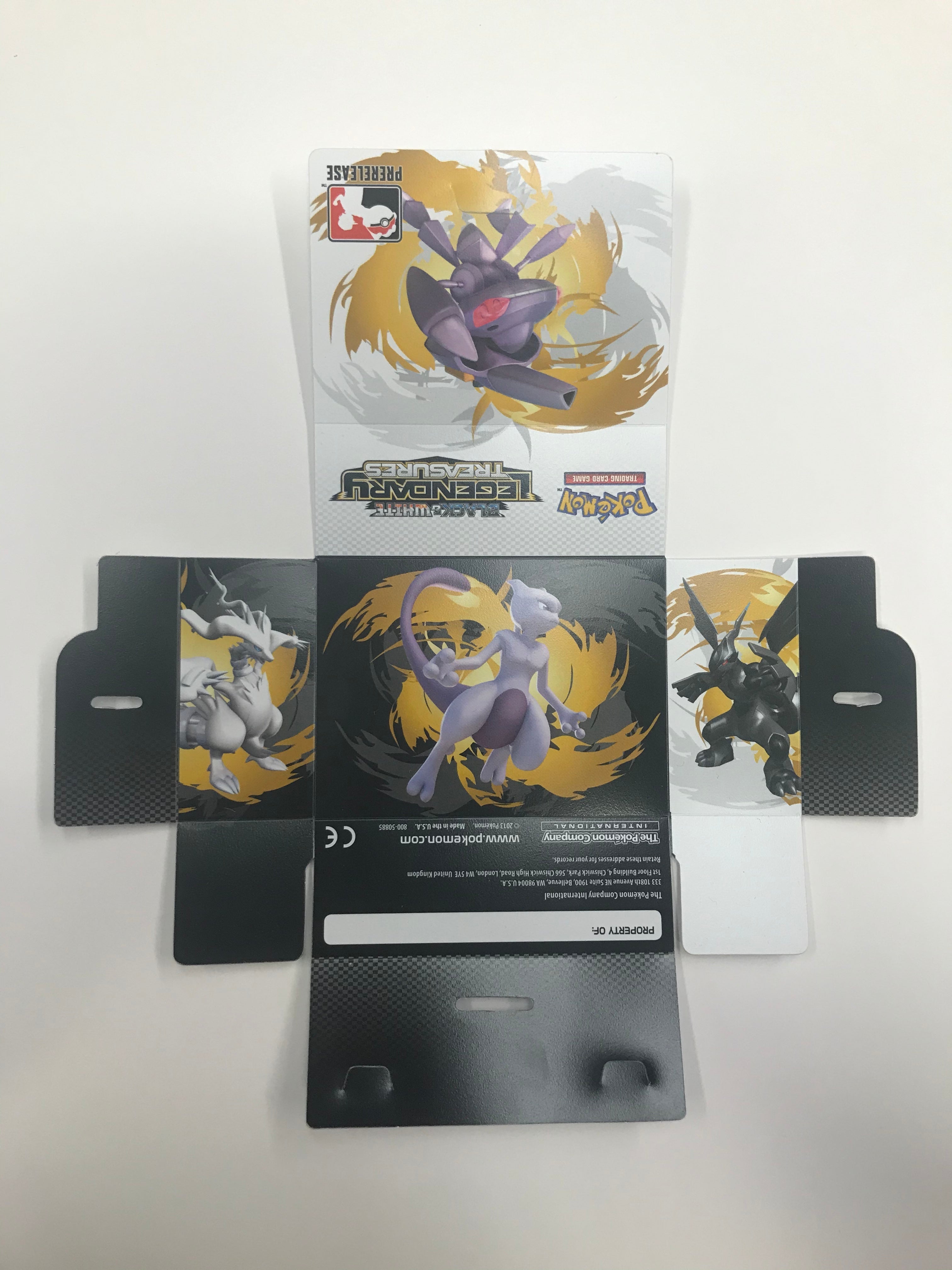Image of Play Pokemon Legendary Treasures Prerelease Deck Box