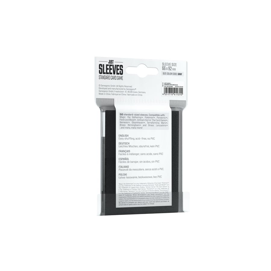 Image of Just Sleeves: Standard Size (Black)