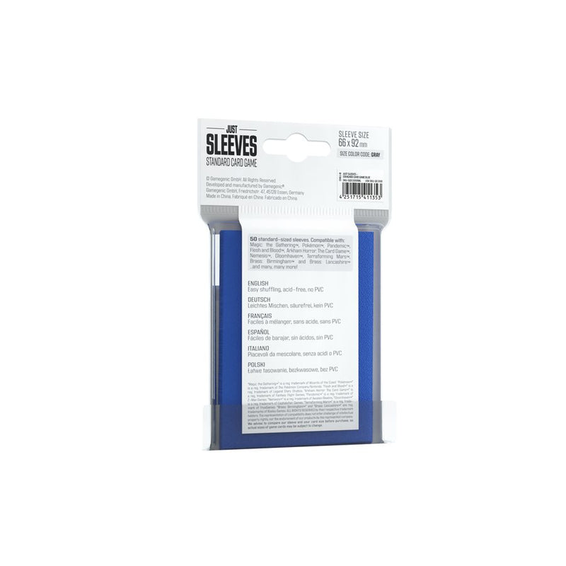 Image of Just Sleeves: Standard Size (Blue)