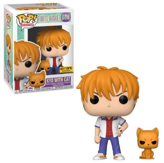 Image of Kyo with Cat #888 (Pop! Animation Fruits Basket Hot Topic Exclusive)
