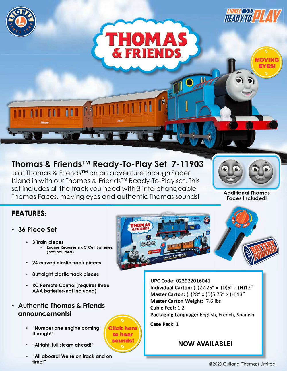 Image of Thomas & Friends Ready-To-Play Train Set