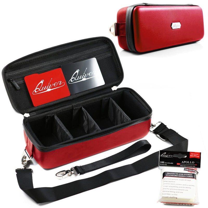 Red Bolt Card Case - Quiver
