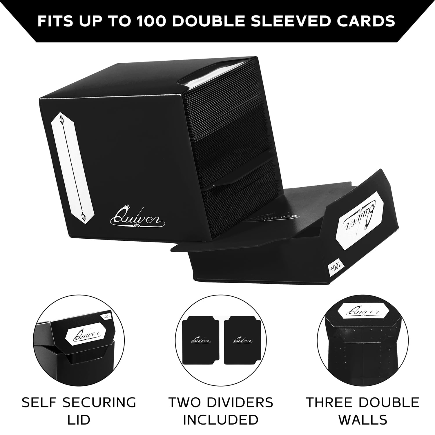 Image of Black Quiver Deck Block 100+