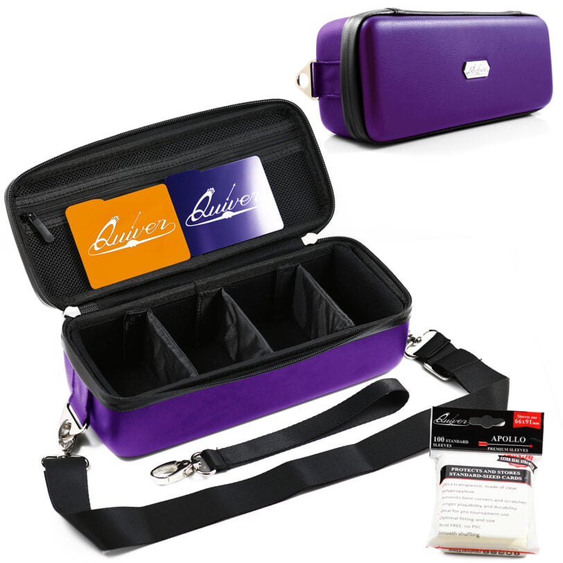 Image of Purple Bolt Card Case - Quiver