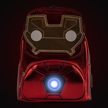 Iron Man Mini Light-Up Backpack - Pop! by Loungefly