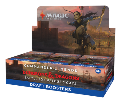 COMMANDER LEGENDS BALDURS GATE DUNGEONS & DRAGONS DRAFT BOX