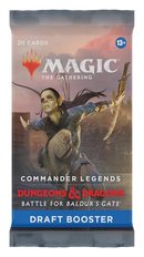 COMMANDER LEGENDS BALDURS GATE DUNGEONS & DRAGONS DRAFT BOOSTER PACK