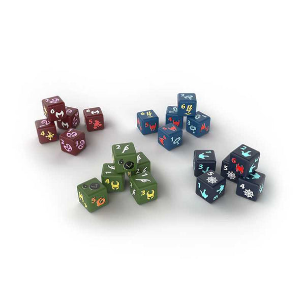Image of Marvel Dice Throne 4-Hero Box (Scarlet Witch, Thor, Loki, Miles Morales)