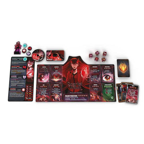 Image of Marvel Dice Throne 4-Hero Box (Scarlet Witch, Thor, Loki, Miles Morales)